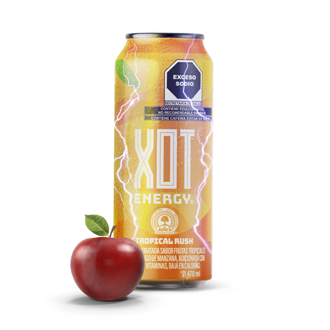 Con un toque de jugo de frutas Con un toque de jugo de frutas