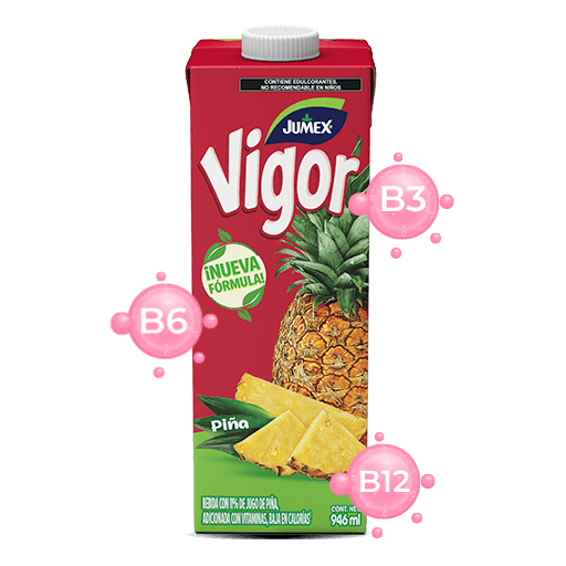 Adicionado con Vitaminas: B3, B6 & B12 Adicionado con Vitaminas: B3, B6 & B12