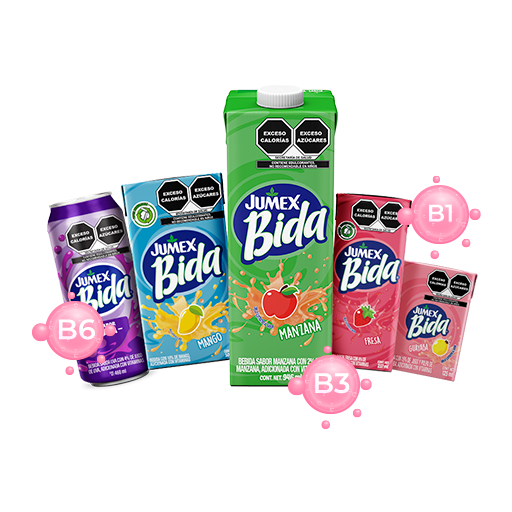 Adicionada con vitaminas y sin conservadores.